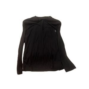 Alfani Intimates 1/4 zip Long Sleeve Shirt Womans M